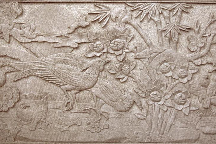 砂巖花崗巖浮雕制作手法