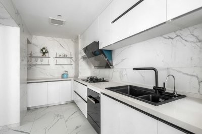 石材裝修后期如何固定柜門