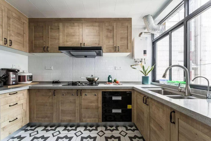 石材裝修后期如何固定柜門